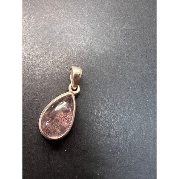 NEW Lepidocrocite super 7 teardrop sterling silver pendant 3.56 grams - Picture 3 of 10